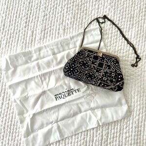 NWT Marian Paquette Moroccan Woven Clutch